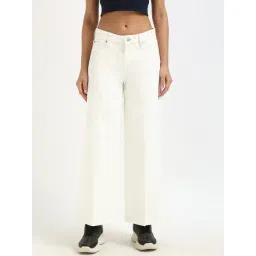 TOMMY HILFIGER White Cotton Solid Jeans-picture-12