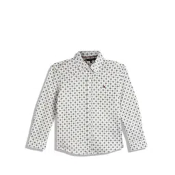 Tommy Hilfiger White Printed Organic Cotton Boys Shirt-picture-36