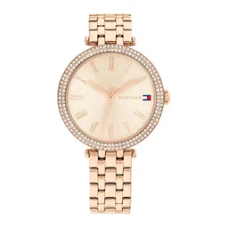 Tommy Hilfiger Women Embellished Dial & Stainless Steel Bracelet Style Straps Analogue Watch TH1782721-picture-10