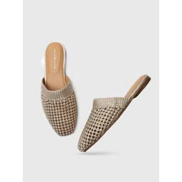 Tommy Hilfiger Women Embellished Ethnic Mules Flats-image-17