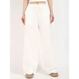 Tommy Hilfiger Women High-Rise Straight Fit Wide Leg Trousers-picture-27