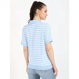 Tommy Hilfiger Women Polo Collar Pockets T-shirt image 5