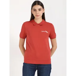 Tommy Hilfiger Women Polo Collar T-shirt-picture-45