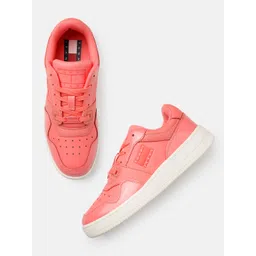 Tommy Hilfiger Women Retro Basket Glossy Perforated Leather Sneakers-picture-44