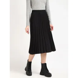 Tommy Hilfiger Womens Black Regular Fit Skirt-picture-26