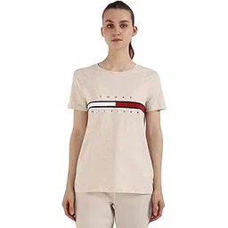 tommy hilfiger Women's Cotton Regular Fit T-Shirt-picture-11
