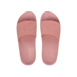 Tommy Hilfiger Women's Soothing Pink Slides-image-16