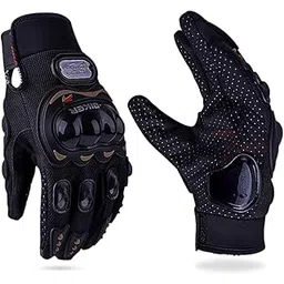 Tomorrow Pro-Biker Racing Gloves Full Finger, Riding, Cycling, Outdoor Sports On-Road/Off-Road/Mountain, Motorcycle Motorcross Motorbike Dirt Bike Bicycle Racing (L)-picture-25
