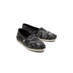 TOMS Women Black Alpargata Cloudbound Forest Camo Printed Slip-On Sneakers-picture-21