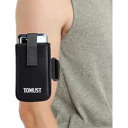 TOMUST Phone Holder with Three Strap, Lightweight Arm Band with Reflective Logo, Elastic Armband Sleeve with Case Fits iPhone and Android, Use for Running, Hiking, Fitness and Workouts, Women/Men-picture-19