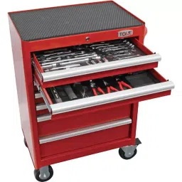 TONE Tool Cabinet Set Matte black 676 x 459 x 995 mm with 127 mm Caster, TCS411BK-picture-37