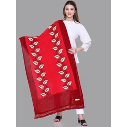 Tones-N-Shades Women Ethnic Motifs Woven Design Shawl-picture-32