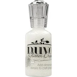 Tonic Studios Nuvo Glitter Drops 1.1Oz-White Blizzard, White Blizzard-picture-26
