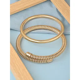 ToniQ Women 2 Gold-Plated Bangle-Style Bracelet-picture-41