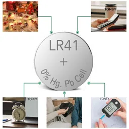 tonsy LR41 / AG3 / SR41 / 392a / 192 / L736 / 36A- Alkaline button 1.5v Battery-picture-17