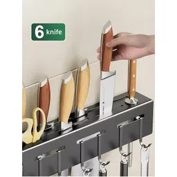 TONY STARK Black Solid Metal Cutlery Rack image 5