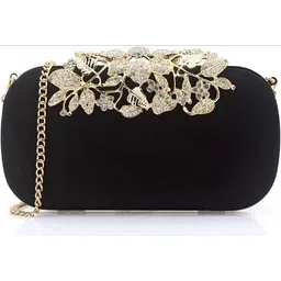 Party Black Clutch - Regular Size-image-2