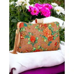 Toobacraft Embroidered Embellished Box Clutch-picture-28