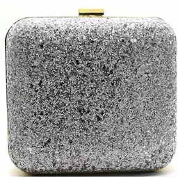 toobacraft Party Silver Clutch - Regular Size-picture-26