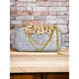 Toobacraft Shoulder Strap Embellished Box Clutch-picture-24