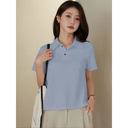 TOOCHKI Women Polo Collar T-shirt-picture-24