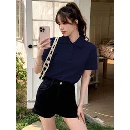 TOOCHKI Women Polo Collar T-shirt-picture-16