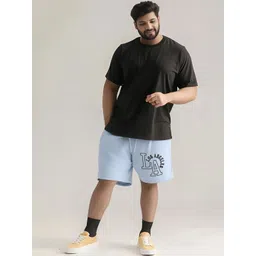 Toodle Plus Men Plus Size Cotton Shorts-picture-32