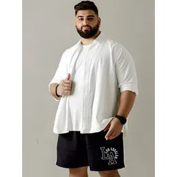 Toodle Plus Men Plus Size Cotton Shorts-picture-31