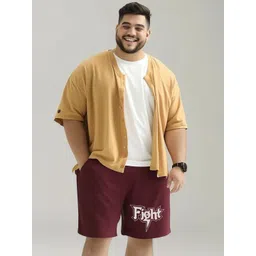 Toodle Plus Men Plus Size Cotton Shorts-picture-37