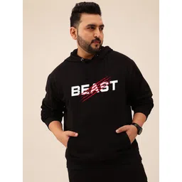 Toodle Plus Men Plus Size Printed Hoodie Sweatshirt-picture-22