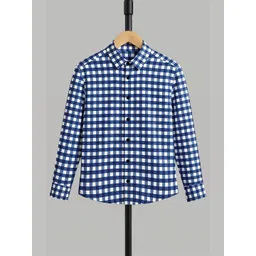TOONKY Boys Standard Gingham Checks Checked Casual Shirt-picture-49