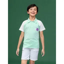 Toonyport Boys Colourblocked Pure Cotton T-shirt With Shorts-picture-17