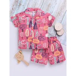 Toonyport Boys Printed Cotton Shirt With Shorts-picture-29