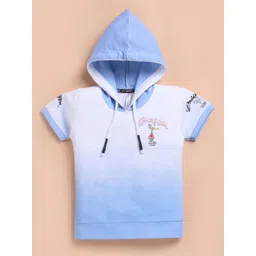 Toonyport Boys Printed Hooded Applique T-shirt-picture-13