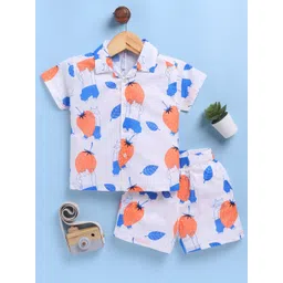 Toonyport Boys Printed Pure Cotton Shirt with Shorts-picture-22