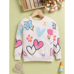 Toonyport Girls Printed Round Neck Long Sleeves Pullover Sweatshirt-picture-12