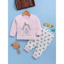 Toonyport Infant Boys Graphic Printed Round Neck T-shirt With Jogger-picture-11