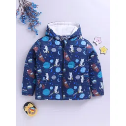 Toonyport Unisex Hooded Graphic Printed Puffer Jacket-picture-14