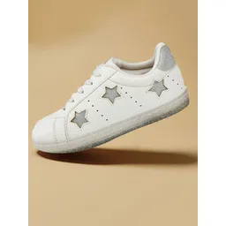toothless Girls Textured Silver Casual Sneakers-picture-11