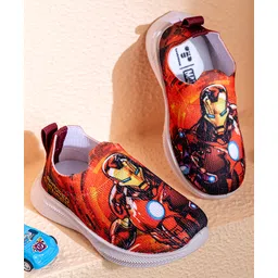 Toothless Marvel Avengers Featuring Iron Man Designed Shoes - Maroon-picture-17