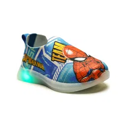 Toothless Marvel Avengers Super Heroes Featuring Spider Man Printed Slip On Shoes - Sky Blue-picture-10