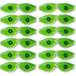 TOP SELECT Aloe Vera Cool Gel Plastic Eye Mask Summer Ice Cooling Sleeping Mask For Eye Patches Gel Eye Mask for Relaxation, Cooling Relief (Pack of 12)-picture-45