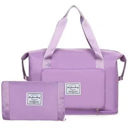 top select Travel Duffel Bag Shoulder Bag Expandable Folding Travel Bag for Women Girl Waterproof Lightweight Carry Luggage Bag for Travel(Beige)-picture-46