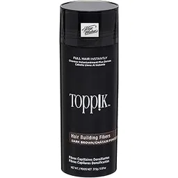 Topick Hair Building Fiber. (DARK BROWN) Restore Your Confidence with Thicker & Fuller Hair. 27.5 G. Hair Volumizer.-picture-22