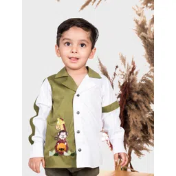 TOPLOVE Boys Colourblocked Regular Fit Casual Shirt-picture-36