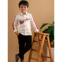 TOPLOVE Boys Relaxed Printed Party Shirt-picture-4