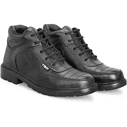tor Phylon Sole Safety Boot Shoes for Men's| Stylish Look| Genuine Leather with Non Slip Outsole & Steel Toe| Comfortable and Waterproof| Weight 650 gram| Boot Shoes Black and Brown-picture-56