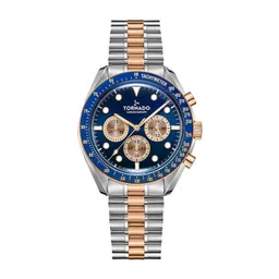 TORNADO Men Dial & Stainless Steel Bracelet Style Straps Analogue Chronograph Watch T22103-KBKN-picture-14