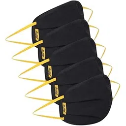 torq TorQ, From House Of Wildcraft 3S Mask Reusable Outdoor Respirator for Kids (Black, Small Size, Pack of 5)-picture-33