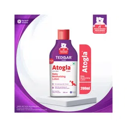 Atogla Moisturizing baby lotion 200ml  for all skin types  Protects Against rashes & prevents skin irritation For soft and healthy skin - By Torrent Pharma-picture-24
